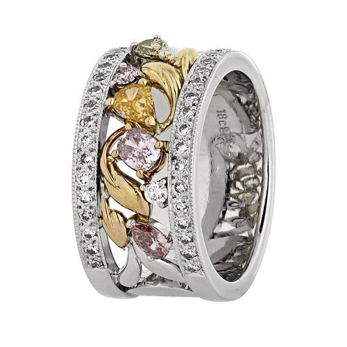 Caroline's Garden custom engagement ring