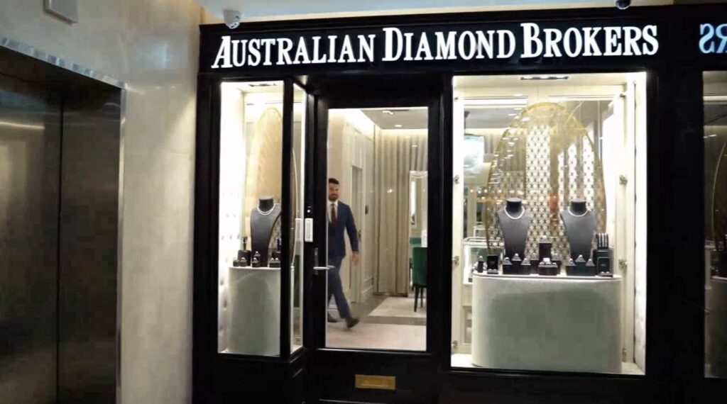 Australian Diamond Brokers Sydney storefront