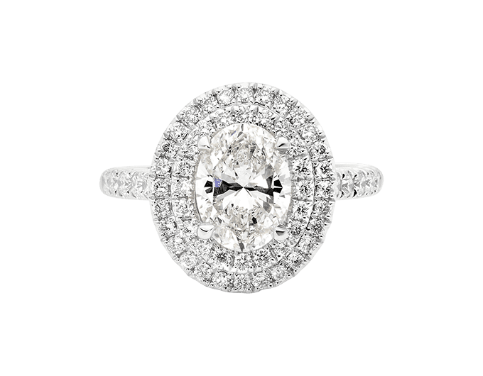 Matilda: 1.50 carat pear cut engagement ring